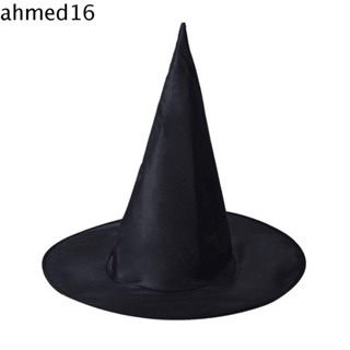 Ahmed หมวกฮาโลวีน อุปกรณ์เสริมสําหรับเด็ก ปาร์ตี้ไนท์คลับ หมวกคัดแยก สีดํา