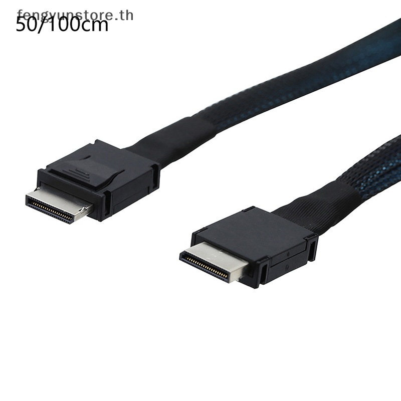 yunstore-pcie-oculink-sff-8611-4i-เป็น-mini-sas-sff-8611-4i-สายเคเบิลเซิร์ฟเวอร์-ความเร็วสูง