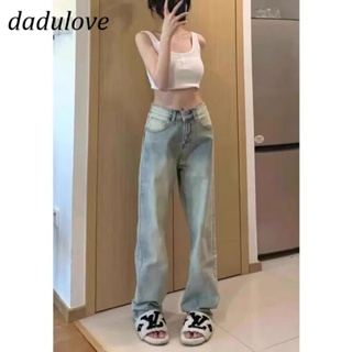 DaDulove💕 New American Ins High Street Retro Stretch Jeans Niche High Waist Straight Pants Large Size Trousers