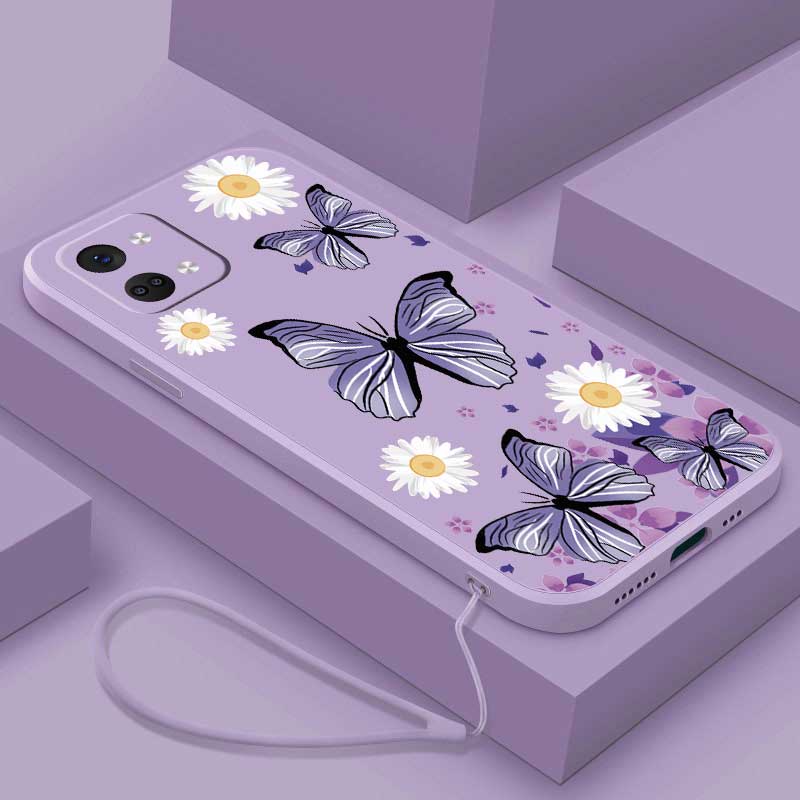 เคสโทรศัพท์มือถือ-ซิลิโคน-กันกระแทก-ลายดอกเดซี่-ผีเสื้อ-สําหรับ-oneplus-nord-3-5g-2t-nord3-ce-3-lite-ce-2-lite-5g