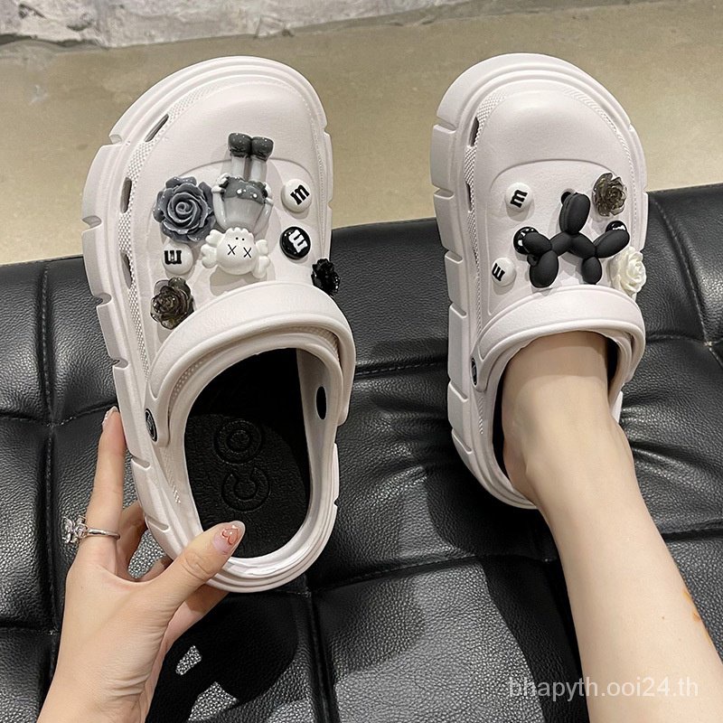 พร้อมส่ง-รองเท้าแตะผู้หญิง-ใส่ในบ้าน-หัวโต-ที่สะดวกสบายและหลากหลาย-กันลื่นลายการ์ตูนน่ารัก-ก้นแบน-sd2asm01