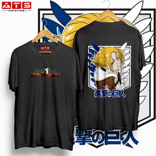 T shirt For Men Attack on Titan Annie Unisex Character Shirt for Men and Women Tops Clothes Cotton_01