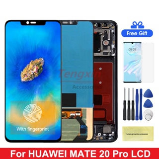 หน้าจอแสดงผล Lcd ดิจิทัล 6.39 นิ้ว Mate 20 Pro สําหรับ Huawei Mate 20 Pro LYA-L09 LYA-L29