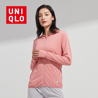 Uniqlo AIRism เสื้อแจ็กเก็ต มีฮู้ด ป้องกันแดด UPF50+ 2023 สําหรับผู้หญิง