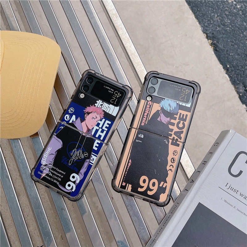 เคสโทรศัพท์มือถือแบบนิ่ม-กันกระแทก-ลายการ์ตูน-jujutsu-kaisen-น่ารัก-สําหรับ-samsung-galaxy-z-flip-4-5g-z-flip-3