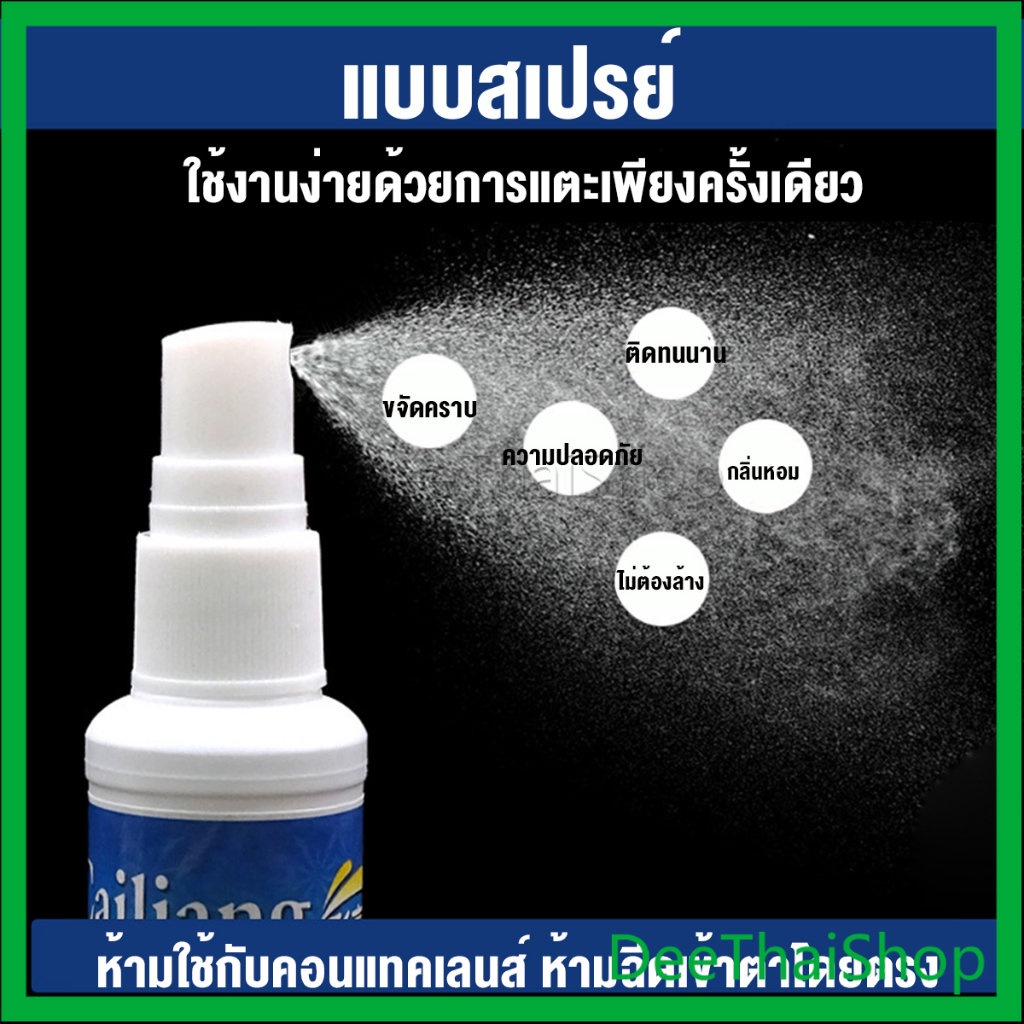 deethai-50ml-สเปรย์น้ำยาเช็ดเลนส์-น้ำยาเช็ดแว่น-เลนส์กล้อง-เลนส์มือหมุน-lens-camera-cleaning