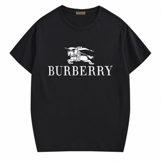 [Official]Burberry (label) graphic printingtt-shirt mens and womens casual breathable short sleeve