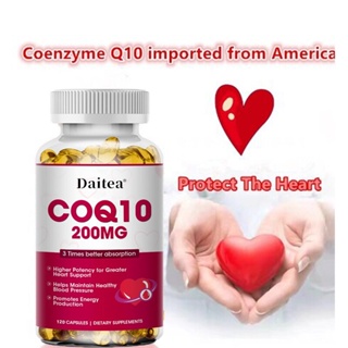 CoQ10 200 Mg 120 Sofgels วิตามินเพื่อสุขภาพ หัวใจ