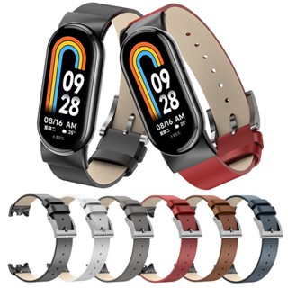 สายนาฬิกาข้อมือหนัง แบบเปลี่ยน สําหรับ xiaomi mi Band 8 xiaomi miband 8 mi band8 Correa