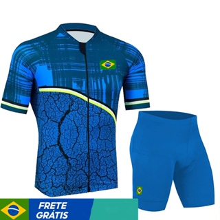 เสื้อกีฬาแขนสั้น ลายทีม BRAZIL เหมาะกับฤดูร้อน สําหรับผู้ชาย 2024
