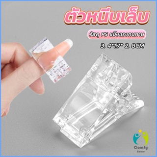 Comfy ตัวหนีบเล็บ ต่อโพลี่เจล  ที่กดกาวเจล คลิปหนีบเล็บ Nail Kits