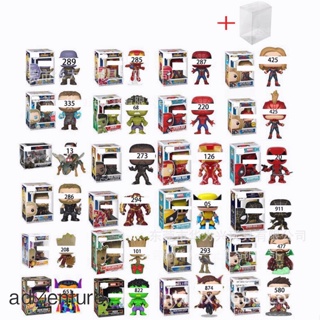 FUNKO Adven ตุ๊กตาฟิกเกอร์ Marvel Avengers Iron man Thor Spider-man Doctor Strange ของขวัญ ของเล่นสําหรับเด็ก