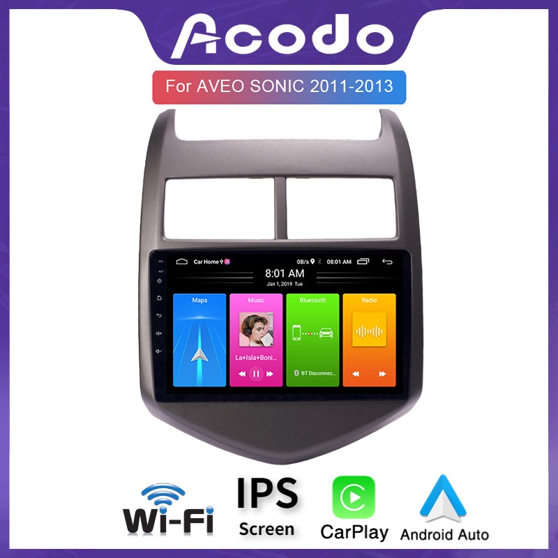 วิทยุ-fm-บลูทูธ-หน้าจอสัมผัส-ips-wifi-สําหรับ-chevrolet-aveo-sonic-2011-2013-android