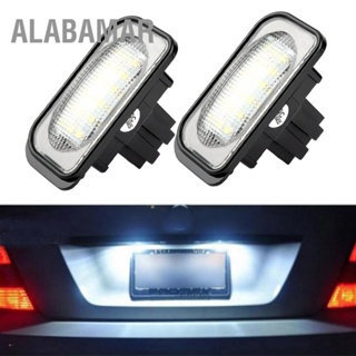 ALABAMAR 18 เม็ดโคมไฟป้ายทะเบียน R&L LED ไฟส่องป้ายทะเบียนสำหรับรถเบนซ์ Mercedes C class W203