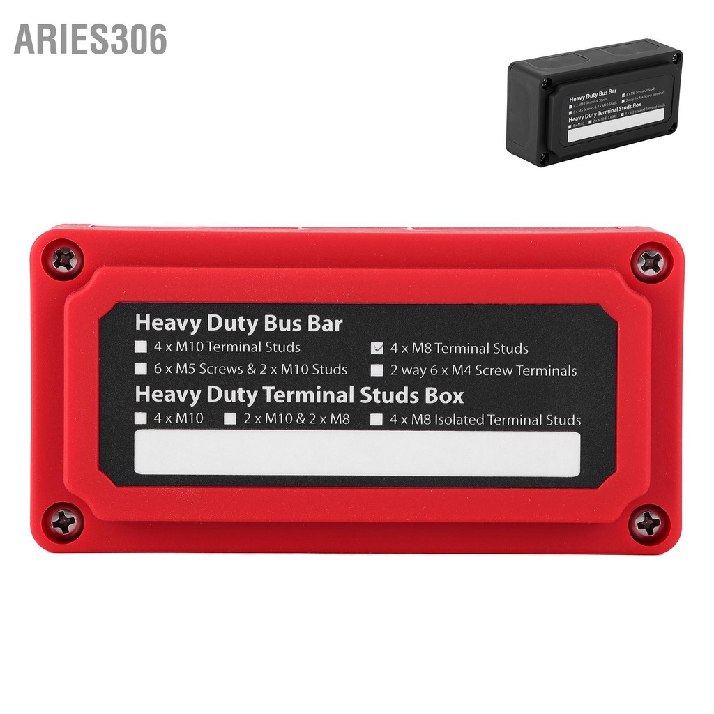 aries306-300a-บัสบาร์กล่องจ่ายไฟ-48v-dc-4-กระดุมอเนกประสงค์สำหรับรถยนต์-เรือ-rv