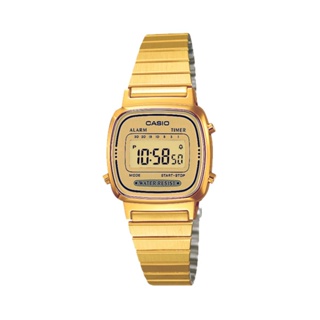 ภาพขนาดย่อของภาพหน้าปกสินค้าCASIO นาฬิกาข้อมือ CASIO รุ่น LA670WGA-9DF วัสดุสเตนเลสสตีล สีทอง จากร้าน casioth บน Shopee