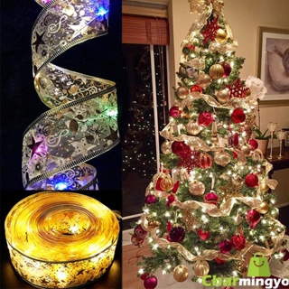 COD คริสต์มาสริบบิ้น ไฟริบบิ้น ริบบิ้นไฟ LED ไฟตกแต่งต้นคริสต์มาส ใช้สำหรับตกแต่งต้นคริสต์มาส ห่อของขวัญ