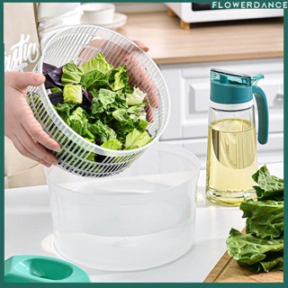 5l ความจุสูงผักสลัดเครื่องเป่าด้วยตนเอง Dehydrator อ่างล้างจานครัวผลไม้ Fast Water Drain Basket Dryer ตะกร้าระบายน้ำดอกไม้