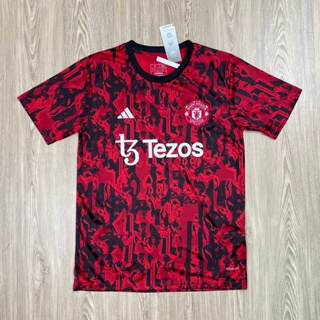 เสื้อบอล  เสื้อกีฬา ทีม ManU ปีศาจแดง 2023/2024 เนื้อผ้าโพลีเอสเตอร์ เกรดแฟนบอล AAA