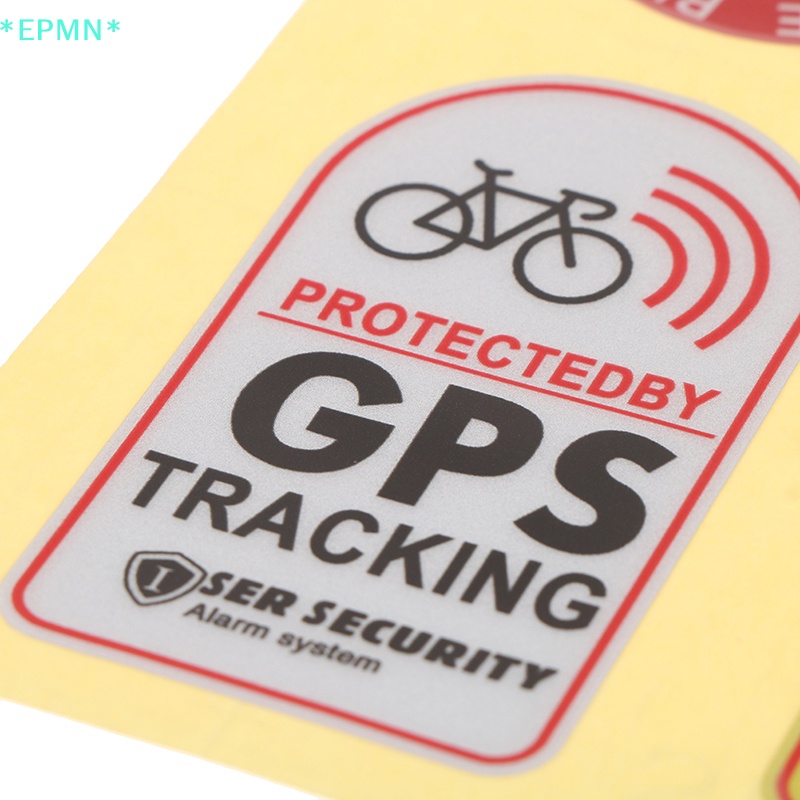 epmn-gt-ใหม่-สติกเกอร์เตือน-gps-สะท้อนแสง-กันขโมย-สําหรับติดรถจักรยาน