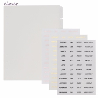 ELMER สติกเกอร์ PVC ขนาด A5 A6 สําหรับติดตกแต่งสมุดโน้ต คั่นหน้าหนังสือ