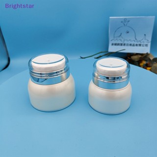 Brightstar 1 ชิ้น ขวดเครื่องสําอาง อะคริลิคเปล่า โลชั่น กระป๋อง สูญญากาศ ขวดกดครีม ขวดตัวอย่าง ภาชนะแต่งหน้า สุญญากาศ ใหม่