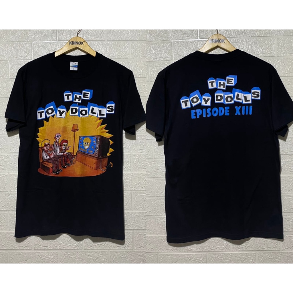เสื้อยืด Kaos Band THE TOY DOLLS EPISODE XIII Builtup Premium พังก์ หิน Shopee Thailand