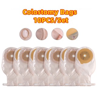 10 ชิ้น ถุงเก็บอุจจาระ ถุงอึ Colostomy Bag