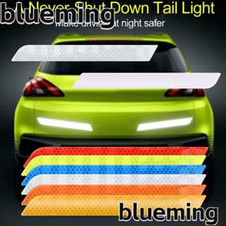 Blueming2 แถบสะท้อนแสง เตือนความปลอดภัย สีแดง สีฟ้า สีส้ม สีขาว สีเหลือง สําหรับรถยนต์ 2 ชิ้น