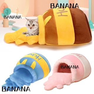 Banana1 หม้อน้ําผึ้ง ลายการ์ตูน ให้ความอบอุ่น สําหรับสัตว์เลี้ยง สุนัข