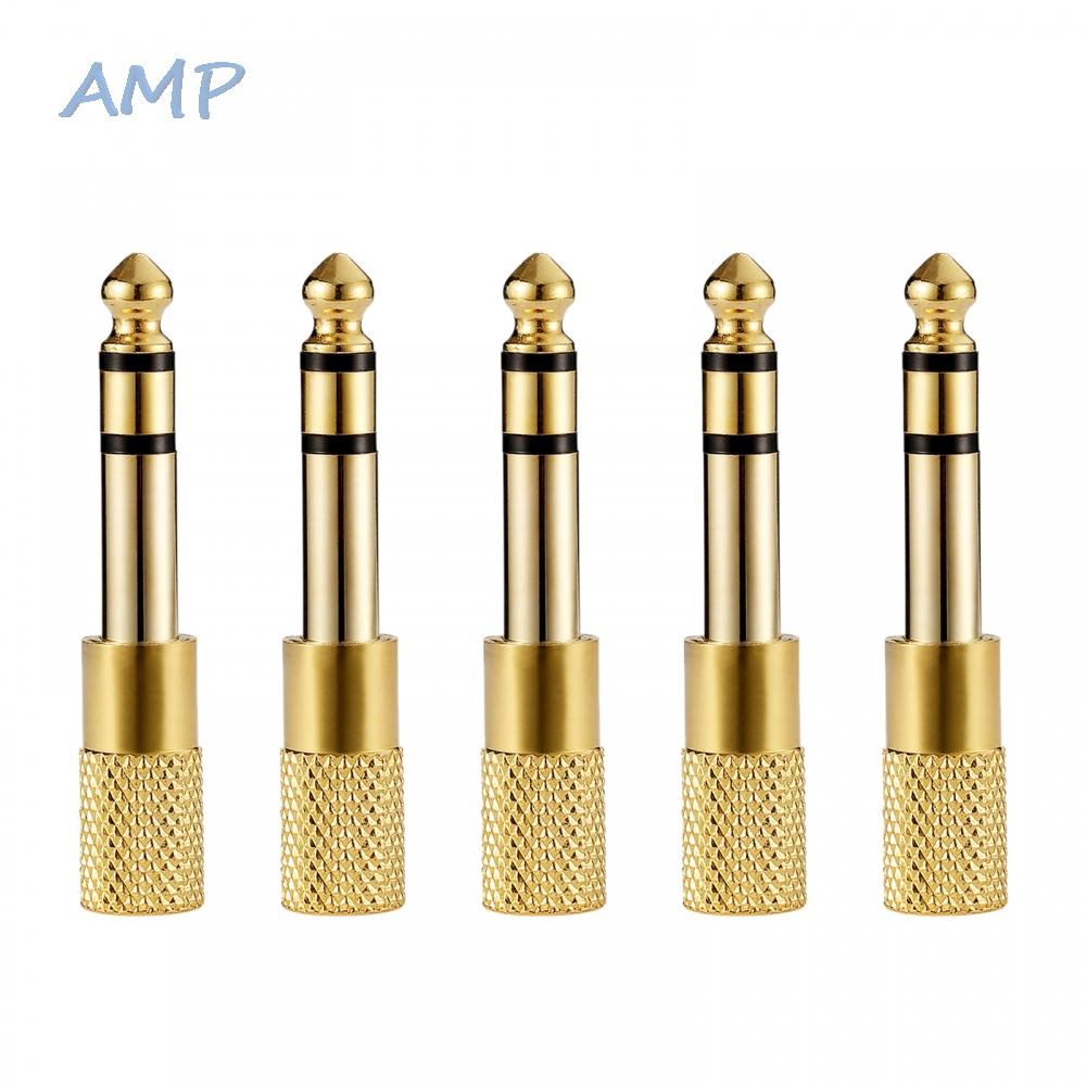 new-8-audio-connector-adapter-audio-gold-plating-mic-audio-connector-mfemale-hole