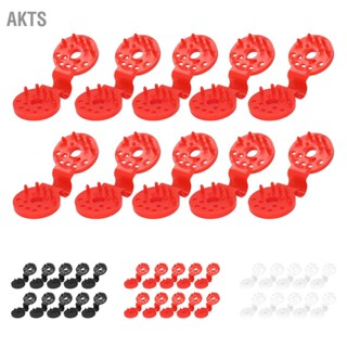 AKTS 100 ชิ้นผ้าร่มคลิปพลาสติกนกหลักฐานผ้าร่มคลิปหนักสำหรับเรือนกระจกสวนกลางแจ้ง