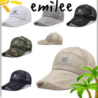 Emilee หมวกเบสบอล หมวกเทนนิส ระบายอากาศ แห้งเร็ว น้ําหนักเบา สําหรับผู้ชาย ผู้หญิง ใส่ออกกําลังกาย