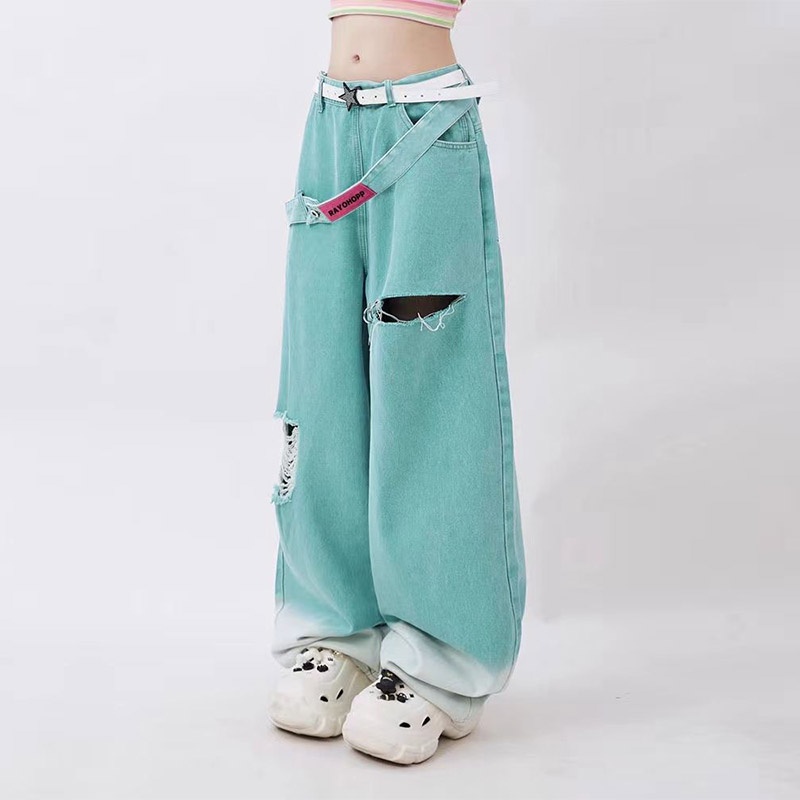 eershenshi-กางเกงขายาวผู้ชาย-สไตล์ยุโรปและอเมริกา-ผ้ายีนส์ฉีกวินเทจ-ชุดโดปามีนฤดูร้อน-การออกแบบเฉพาะ-ขาตรงหลวมขากว้างกางเกงลําลอง