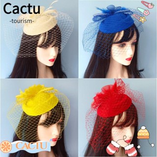 Cactu กิ๊บติดผม ผ้าโพกศีรษะ สําหรับงานแต่งงาน