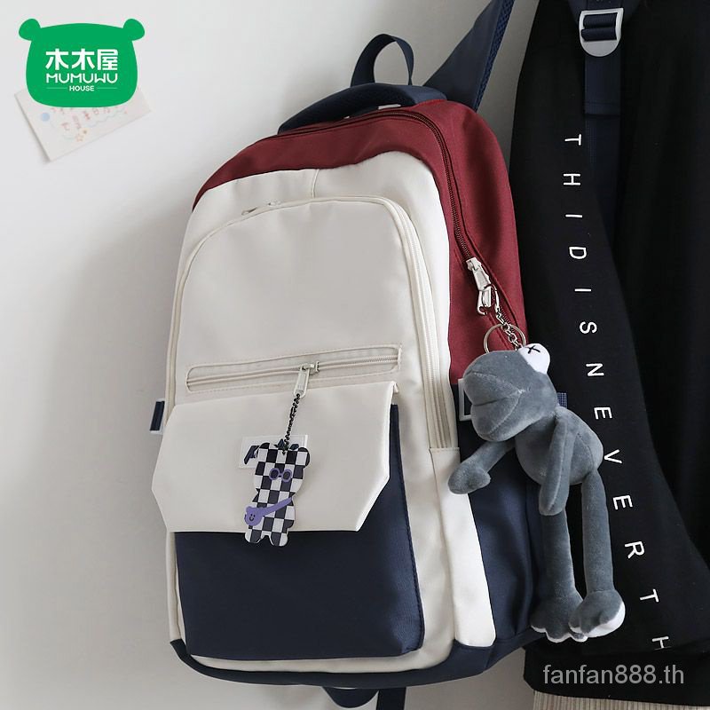 กระเป๋าเป้สะพายหลัง-กระเป๋านักเรียน-ขนาดใหญ่-จุของได้เยอะ-ที่ทนทาน-เข้ากับทุกการแต่งกาย-สไตล์ญี่ปุ่น-สําหรับผู้หญิง