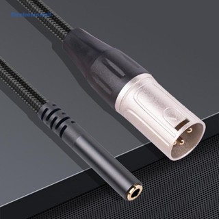 [ElectronicMall01.th] สายเคเบิลอะแดปเตอร์แปลงเสียง ตัวเมีย 3.5 มม. เป็น XLR ตัวผู้