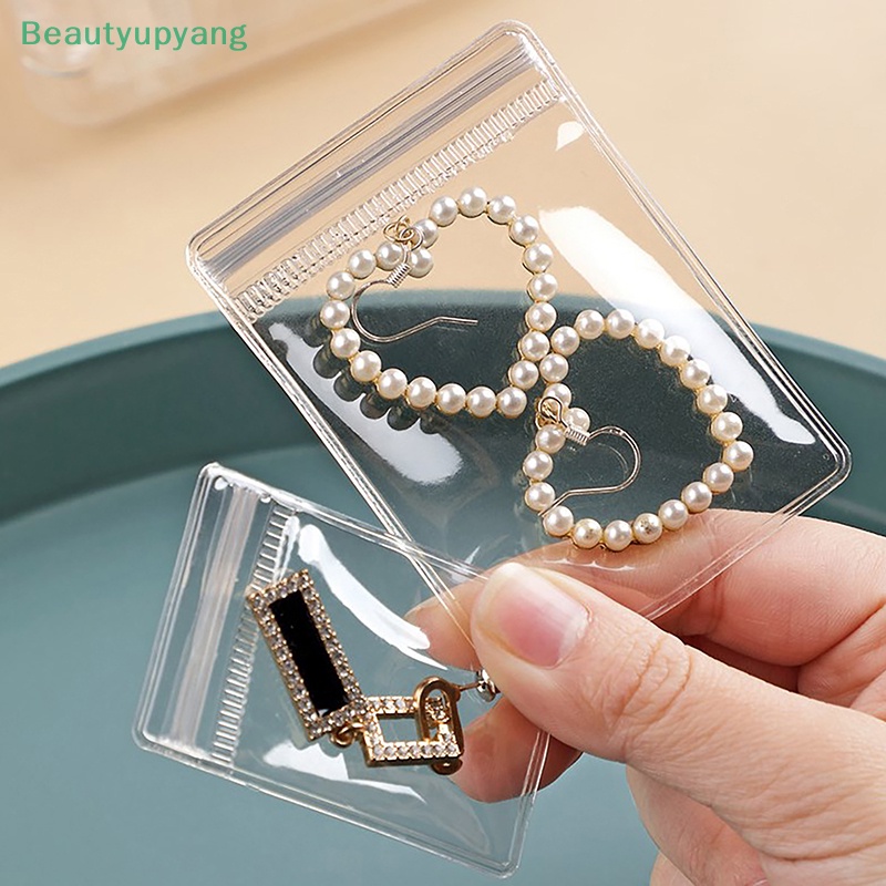 beautyupyang-กล่องใส-มีซิปล็อค-กันออกซิเดชั่น-สําหรับเก็บเครื่องประดับ-ต่างหู-สร้อยคอ-สร้อยข้อมือ-แหวน-10-ชิ้น