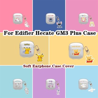 【Case Home】เคสหูฟังนิ่ม แบบใส ลายการ์ตูน สําหรับ Edifier Hecate GM3 Plus Edifier Hecate GM3 Plus