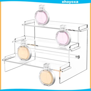 [Ehoyoxa] ชั้นวางของอะคริลิค 3 ชั้น ทนทาน สําหรับตั้งโชว์เครื่องประดับ ฟิกเกอร์ เครื่องสําอาง ของสะสม