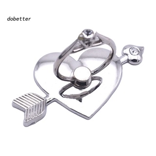 &lt;Dobetter&gt; ที่วางแหวนนิ้ว ล้างทําความสะอาดได้ สําหรับสํานักงาน ลูกศรหนึ่งลูกศรผ่านหัวใจ รัก ขาตั้งโทรศัพท์ ที่วางขี้เกียจ ยืดหยุ่น