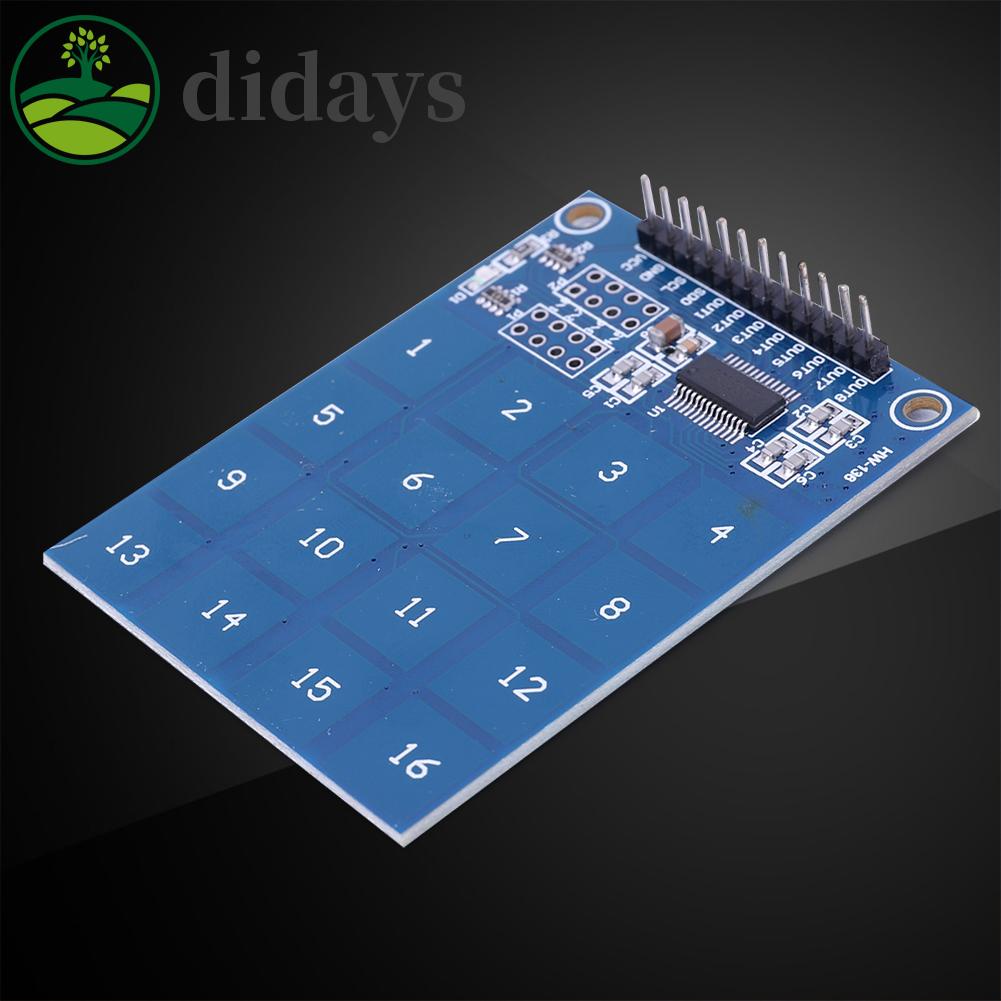 ttp229-บอร์ดสวิตช์เซนเซอร์สัมผัส-2-4v-5-5v-16-ช่องทาง-pcb-didays-th