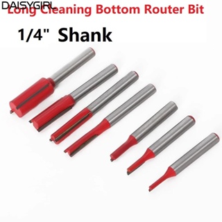 【DAISYG】Router Bit Tool 45# Steel Bit For Wood Single Double Flute Straight Router