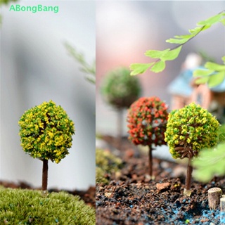 Abongbang ต้นไม้จําลอง ดอกไม้ ลูกบอล หลากสี เครื่องประดับภูมิทัศน์ ขนาดเล็ก 5 ชิ้น / ล็อต