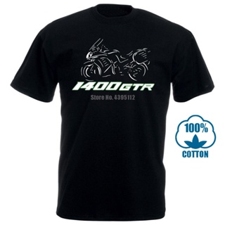 QZT-shirt  เสื้อยืด ผ้าฝ้าย 100% พิมพ์ลายรถจักรยานยนต์ Moto Gtr 1400 แฟชั่นญี่ปุ่น LHZYS-5XL