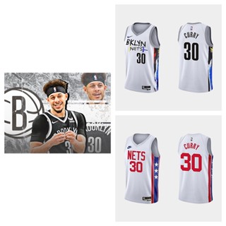 Brooklyn Nets #30 Seth Curry เสื้อบาสเก็ตบอลชายสั้น -เสื้อยืดกีฬา