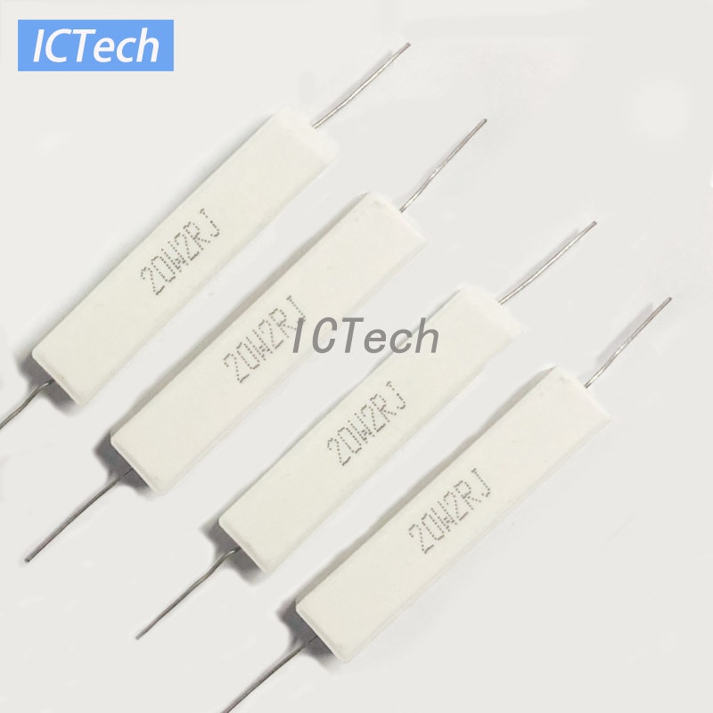 ตัวต้านทานซีเมนต์ SQP 20W 0.1R-470R 1R 2R 2.2R 2.5R 3R 4R โอห์ม 2 ชิ้น ...