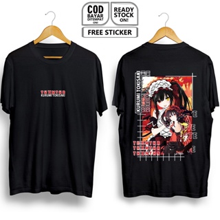 【ใหม่】เสื้อยืด พิมพ์ลายอนิเมะ Tokisaki KURUMI DATE A LIVE WAIFU MANGA SHIDO ITSUKA MIO TAKAMIYA TOHKA YATOGAMI SPIRITS N