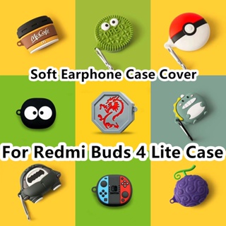 【ส่วนลด】เคสหูฟัง แบบนิ่ม ลายการ์ตูนเป็ด และแก้วกาแฟ สําหรับ Redmi Buds 4 Lite Redmi Buds 4 Lite