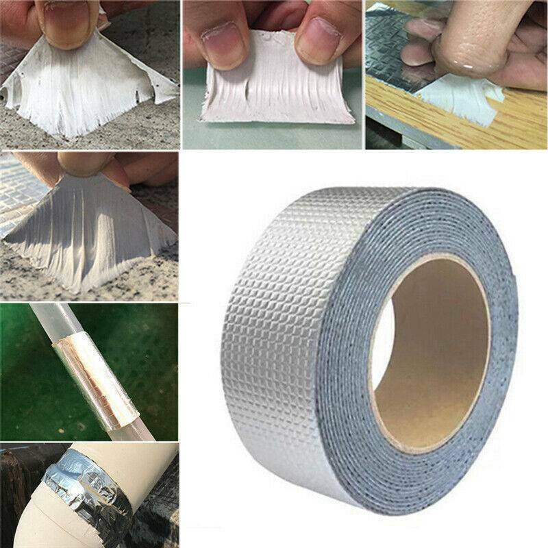 VIP TAPE 5CMX1M เทปกาว บิวทิล เทปกาวติดรอยรั่วหลังคา เทปกันรั่ว ...